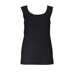 Patrizia Pepe Black Elastane Tank Top - Tank Tops