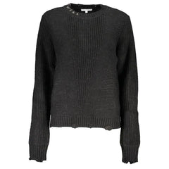 Patrizia Pepe Black Fabric Sweater - Sweaters