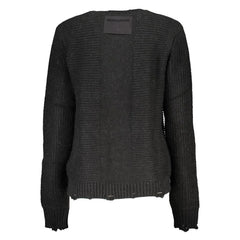 Patrizia Pepe Black Fabric Sweater - Sweaters