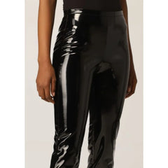 Patrizia Pepe Black Leather Pants - II