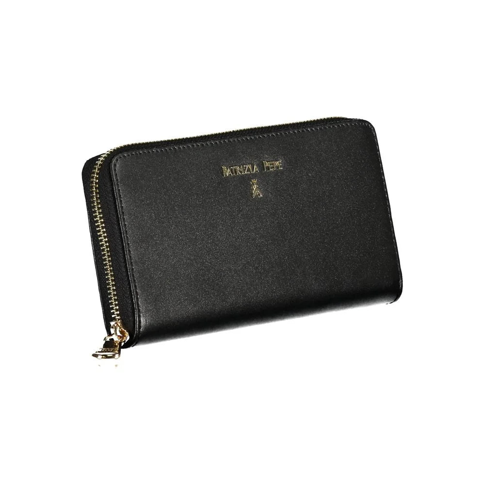Patrizia Pepe Black Leather Wallet - Wallets