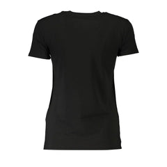 Patrizia Pepe Black Organic Cotton Women T-Shirt - XS - T-Shirts