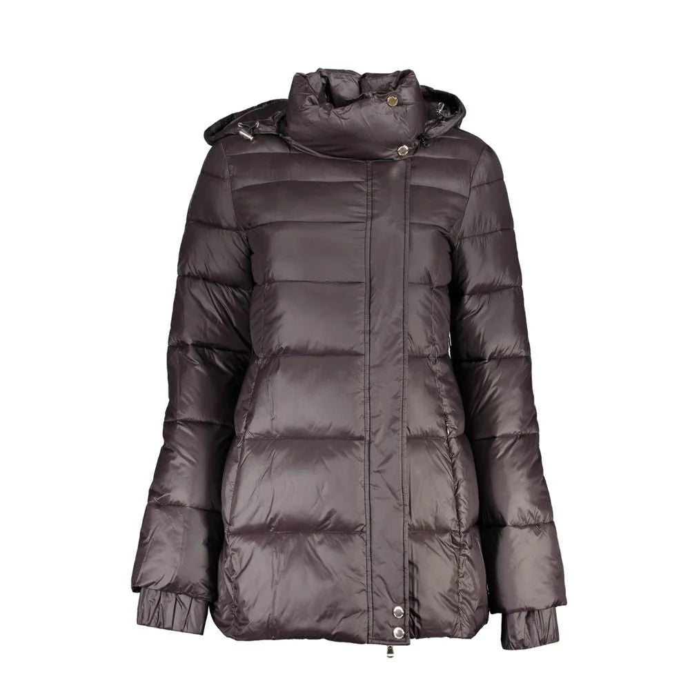 Patrizia Pepe Black Polyamide Jackets & Coat - 40