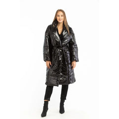 Patrizia Pepe Black Polyamide Parka - IT40
