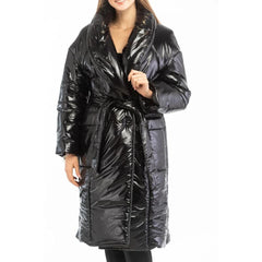 Patrizia Pepe Black Polyamide Parka - IT40