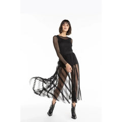 Patrizia Pepe Black Polyester Casual Dress