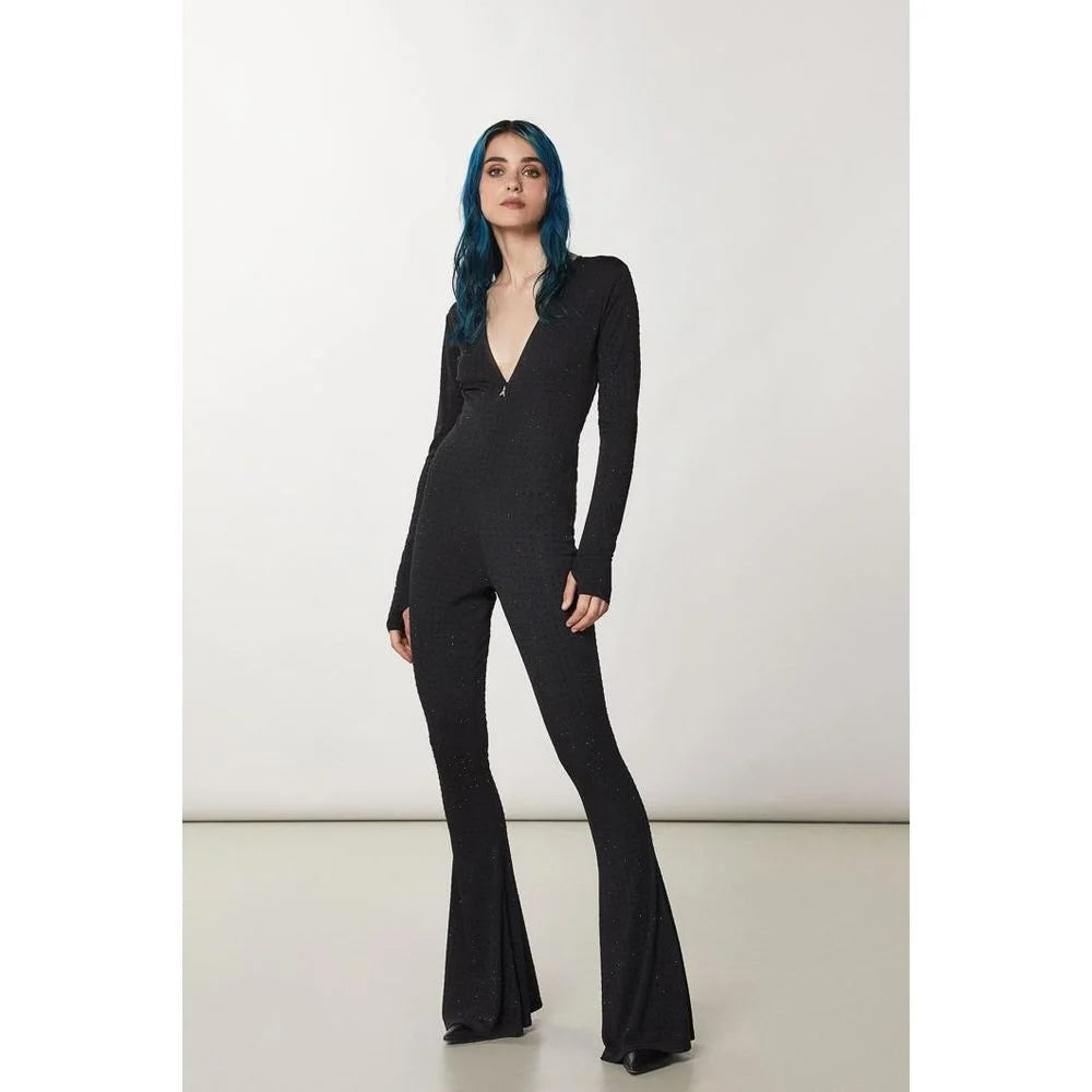 Patrizia Pepe Black Polyester Jumpsuit