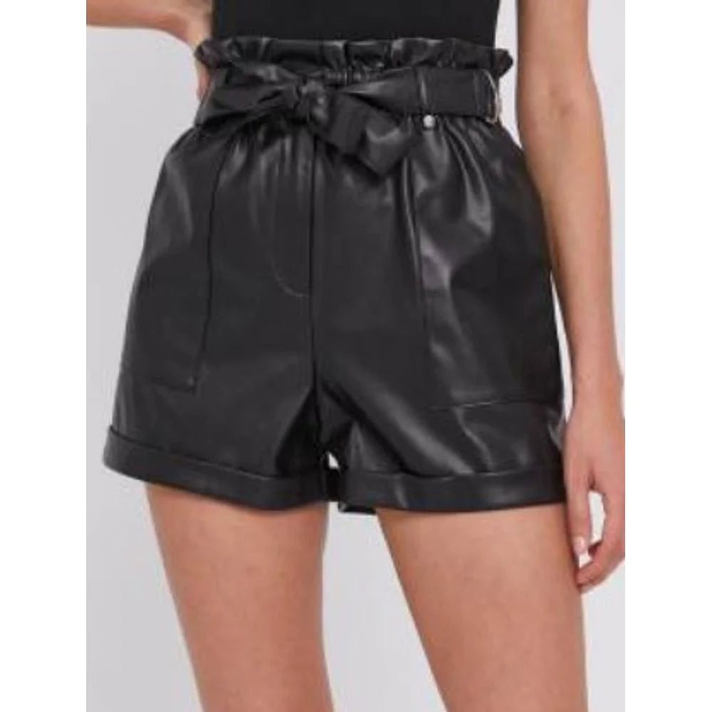 Patrizia Pepe Black Polyethylene Shorts