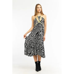 Patrizia Pepe Black Viscose Casual Dress