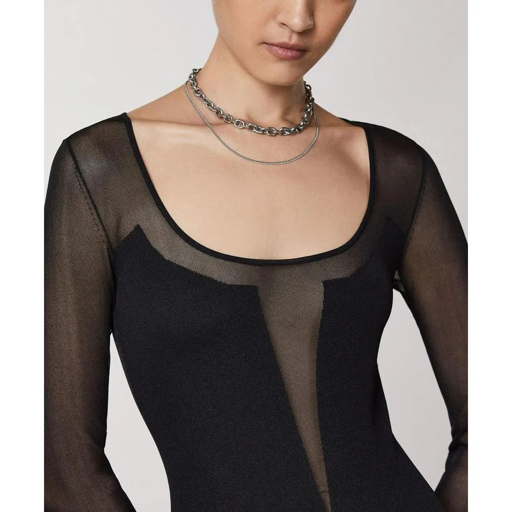 Patrizia Pepe Black Viscose Casual Dress - XS