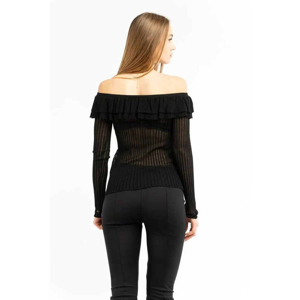 Patrizia Pepe Black Viscose Sweatshirt - II