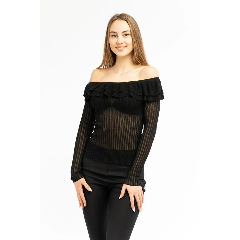 Patrizia Pepe Black Viscose Sweatshirt - II