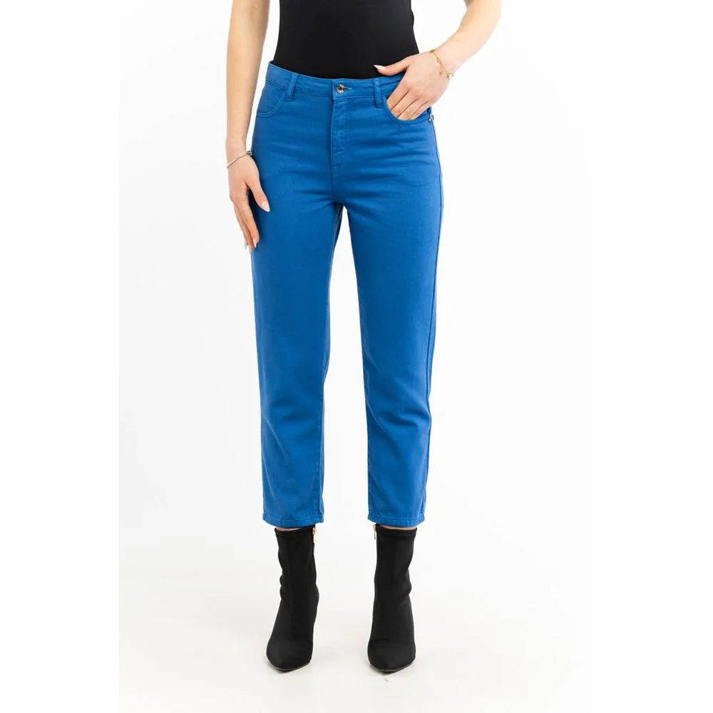 Patrizia Pepe Blue Cotton Casual Pants - W26