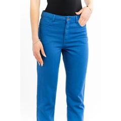 Patrizia Pepe Blue Cotton Casual Pants - W26