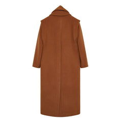 Patrizia Pepe Brown Wool Coat - IT40
