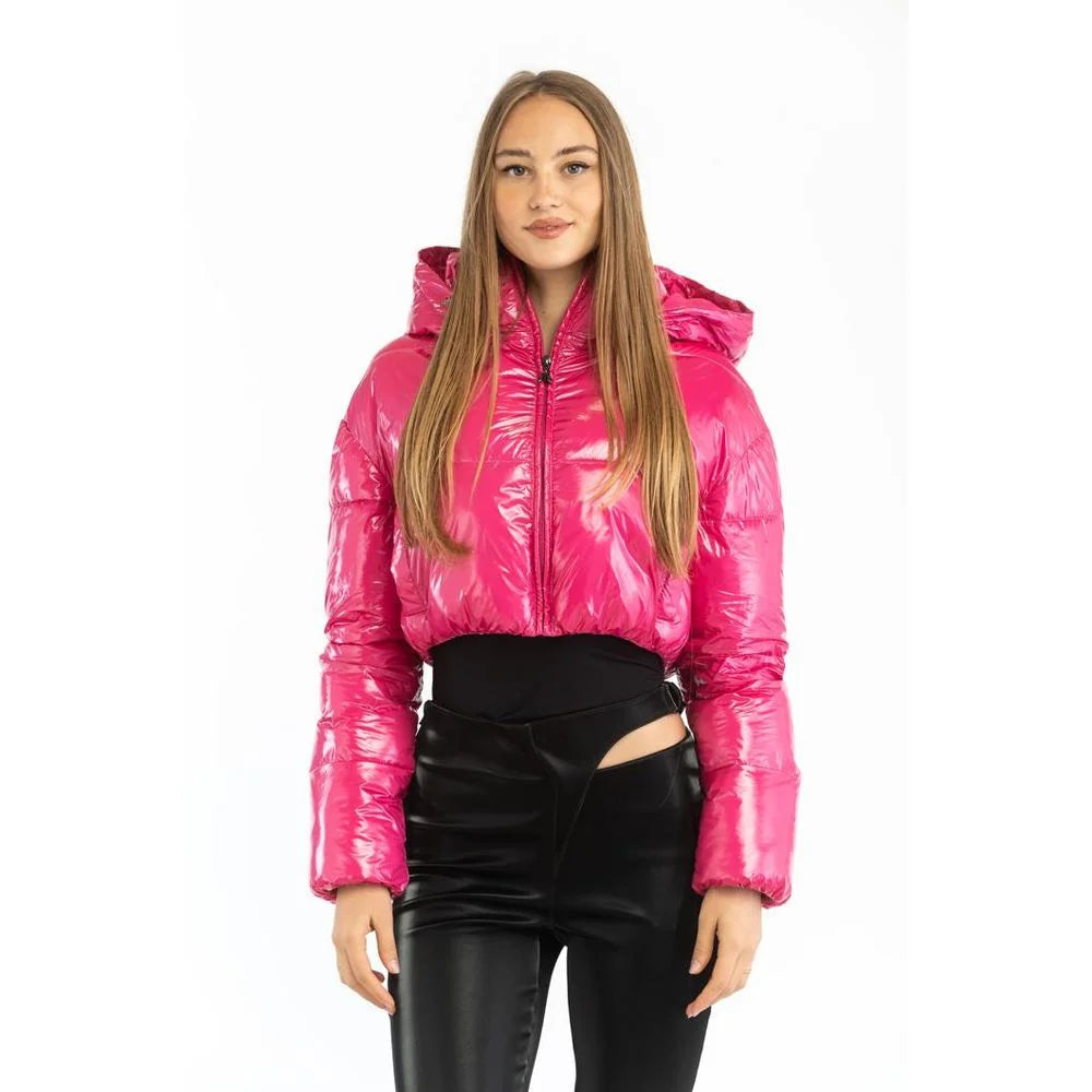 Patrizia Pepe Fuchsia Nylon Parka - IT40