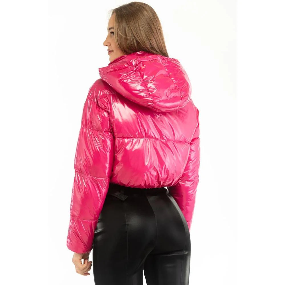 Patrizia Pepe Fuchsia Nylon Parka - IT40