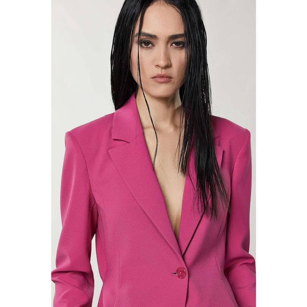 Patrizia Pepe Fuchsia Polyester Blazer