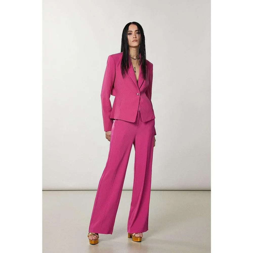 Patrizia Pepe Fuchsia Polyester Blazer