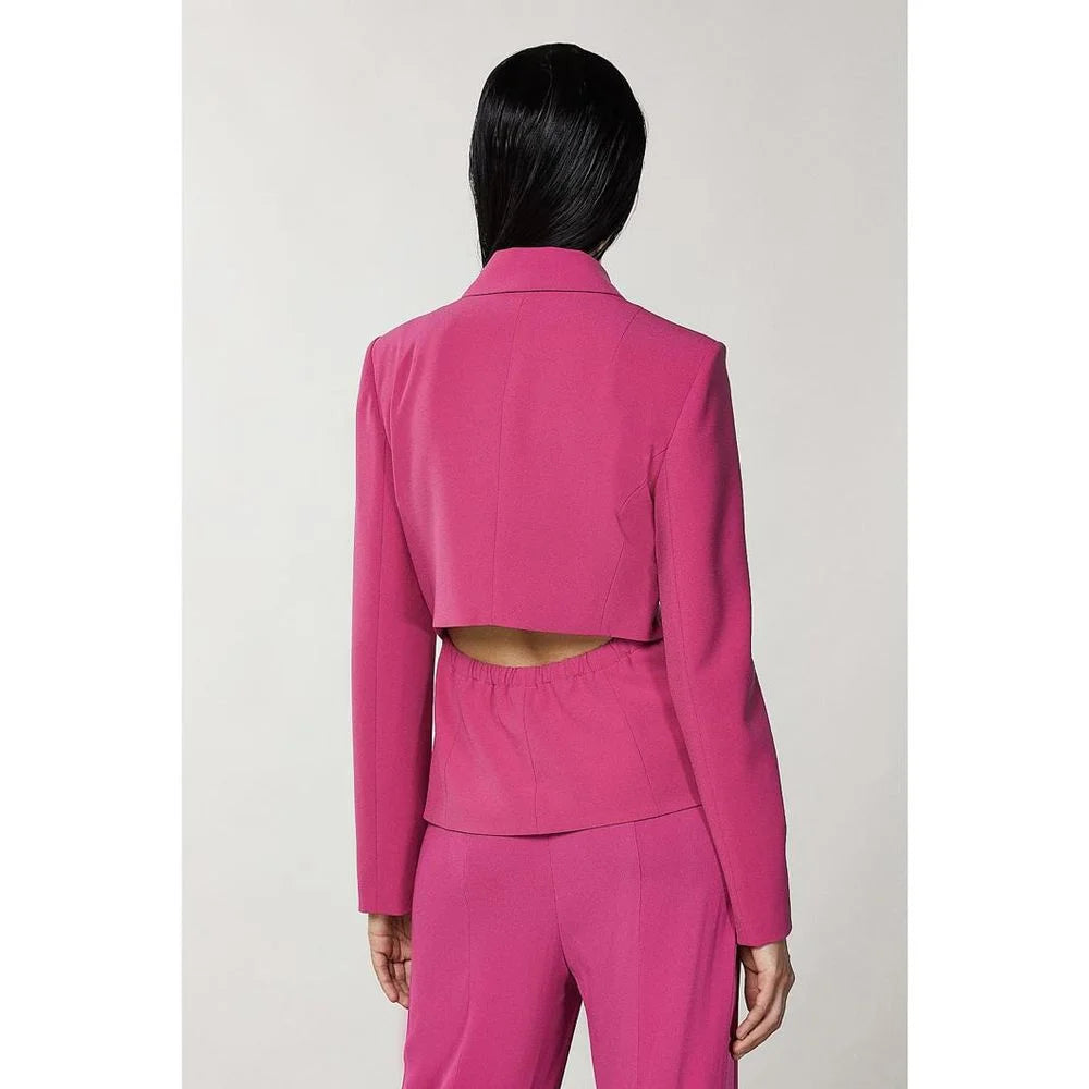 Patrizia Pepe Fuchsia Polyester Blazer