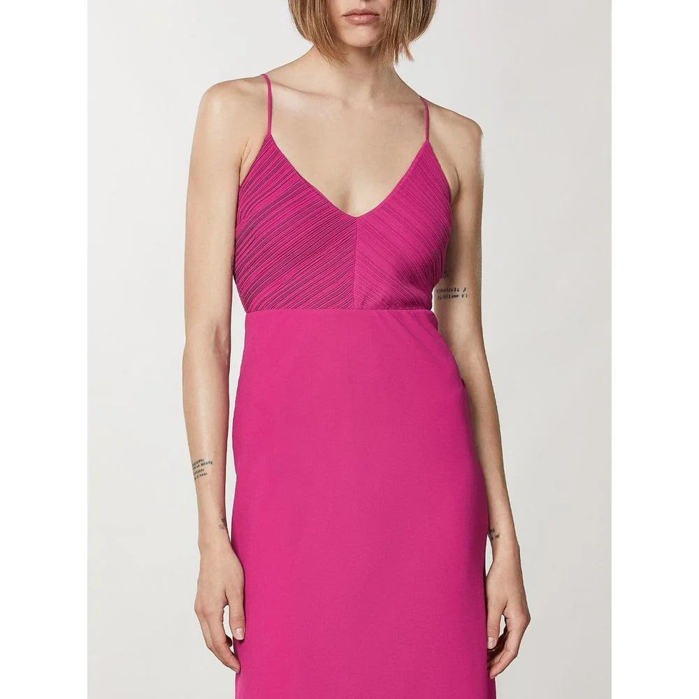 Patrizia Pepe Fuchsia Polyester Casual Dress - IT42