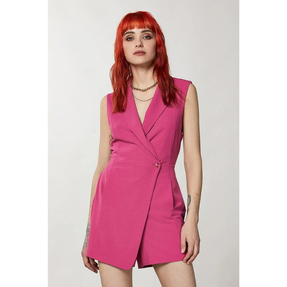 Patrizia Pepe Fuchsia Polyester Casual Dress - IT44