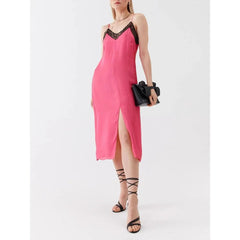 Patrizia Pepe Fuchsia Viscose Casual Dress - IT40