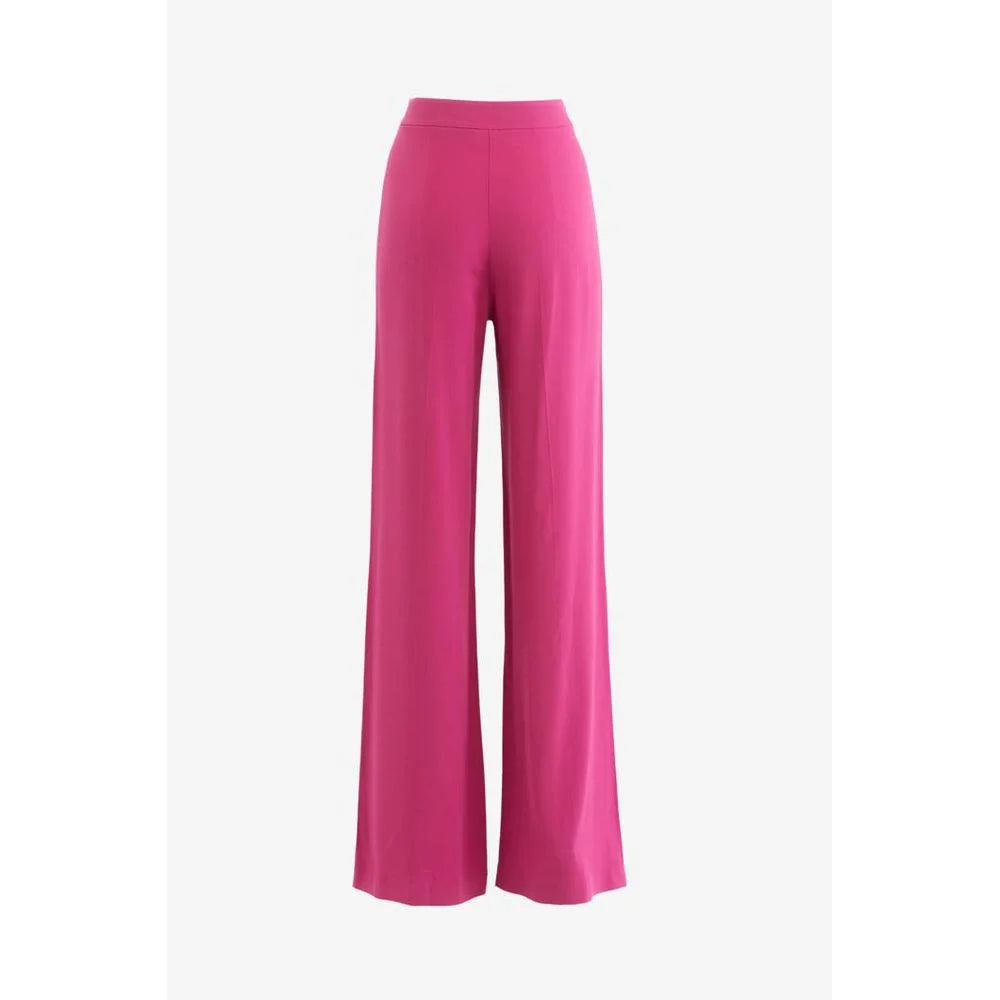 Patrizia Pepe Fuchsia Viscose Casual Pants - IT42