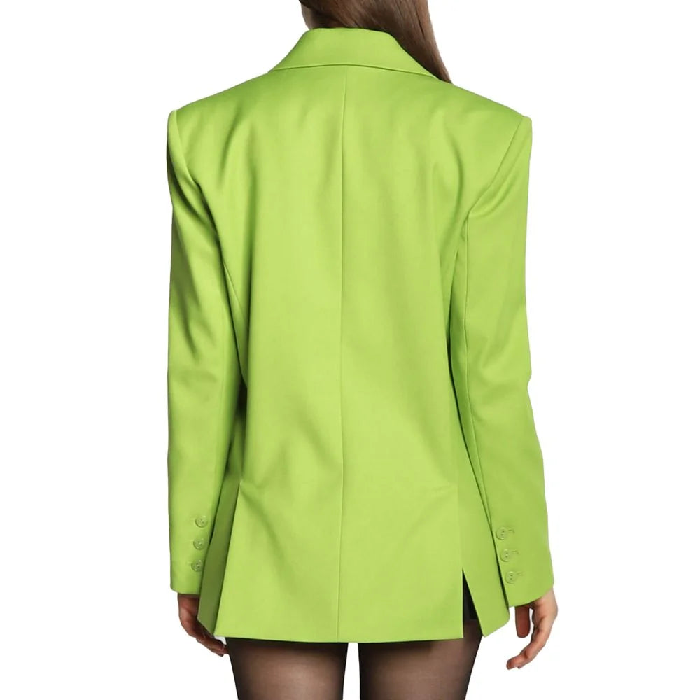 Patrizia Pepe Green Polyester Blazer - Coats & Jackets