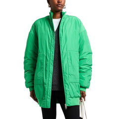 Patrizia Pepe Green Polyester Jackets & Coat - Bomber Jackets