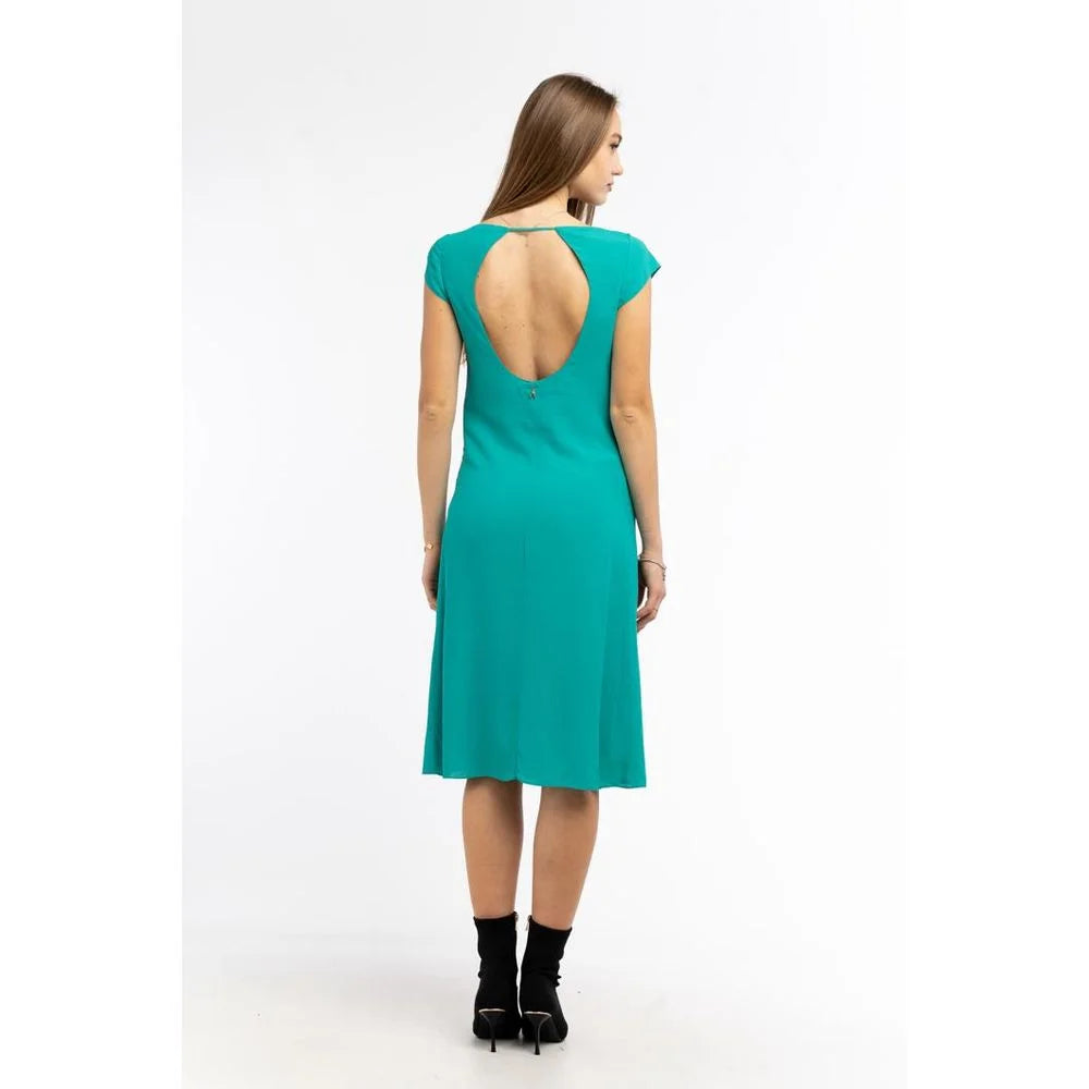 Patrizia Pepe Green Viscose Casual Dress - IT40