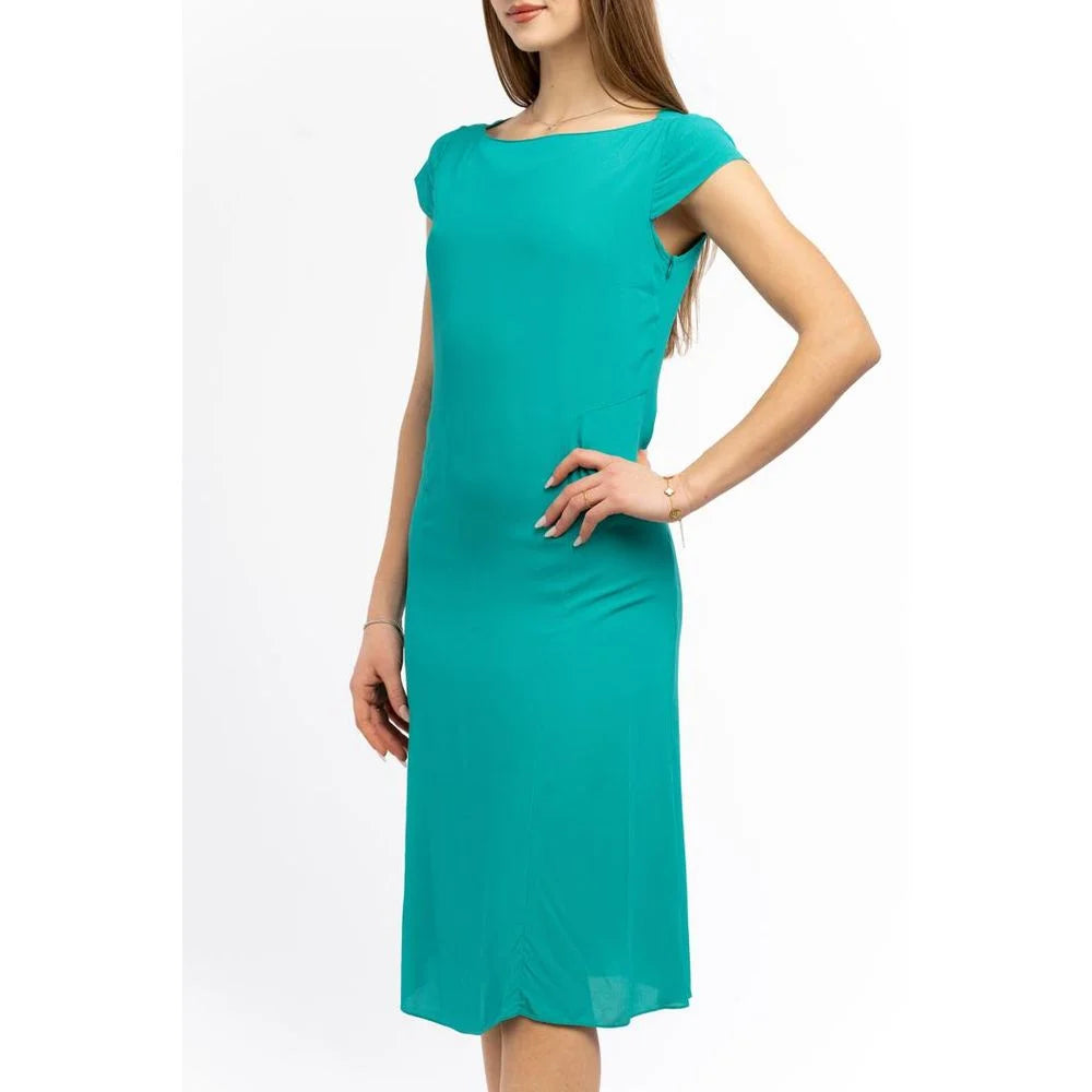 Patrizia Pepe Green Viscose Casual Dress - IT40