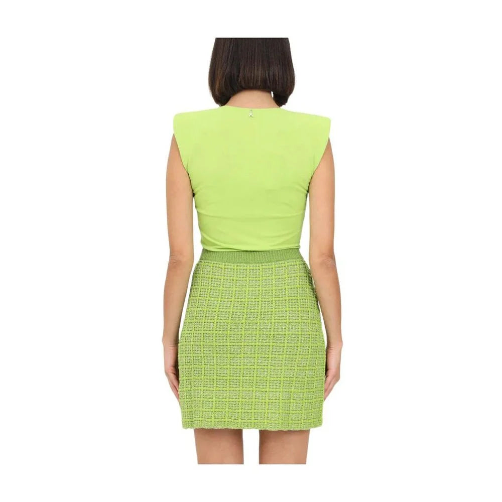 Patrizia Pepe Multicolor Cotton Mini Skirt