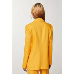 Patrizia Pepe Orange Viscose Blazer