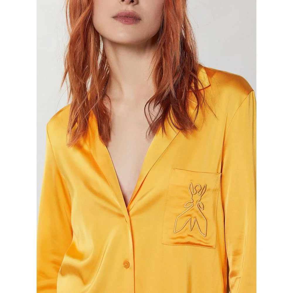 Patrizia Pepe Orange Viscose Blouse - IT40