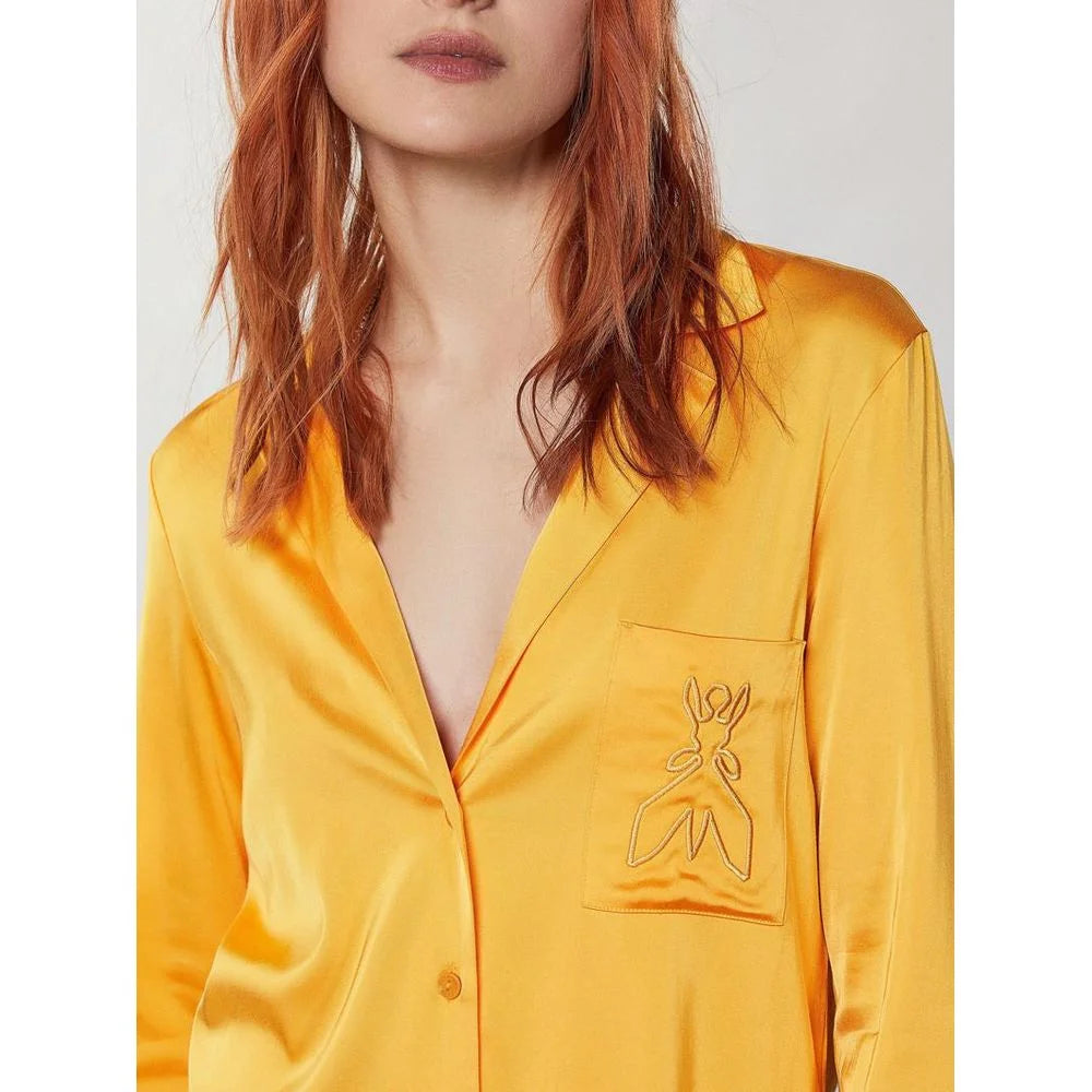 Patrizia Pepe Orange Viscose Blouse - IT40