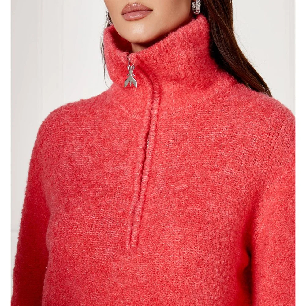 Patrizia Pepe Pink Marabou Sweater - Sweaters