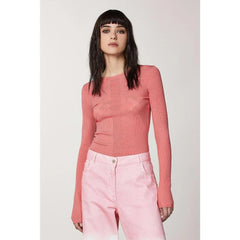 Patrizia Pepe Pink Viscose Casual Pants