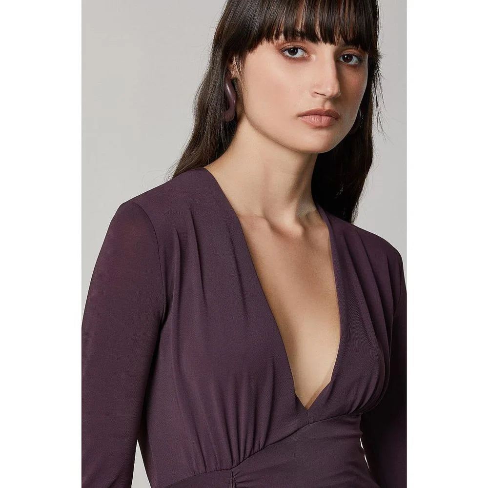 Patrizia Pepe Purple Acetate Casual Dress - III