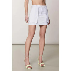 Patrizia Pepe Purple Cotton Mini Skirt