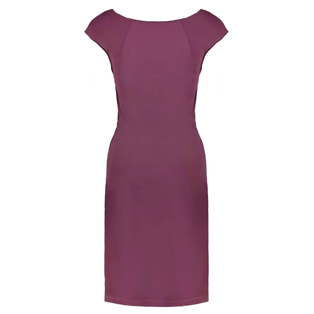 Patrizia Pepe Purple Elastane Dress - XS - Dresses