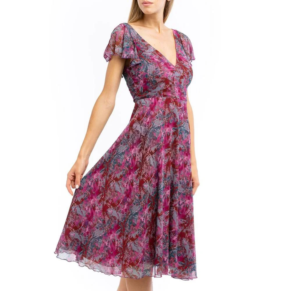 Patrizia Pepe Purple Polyester Casual Dress