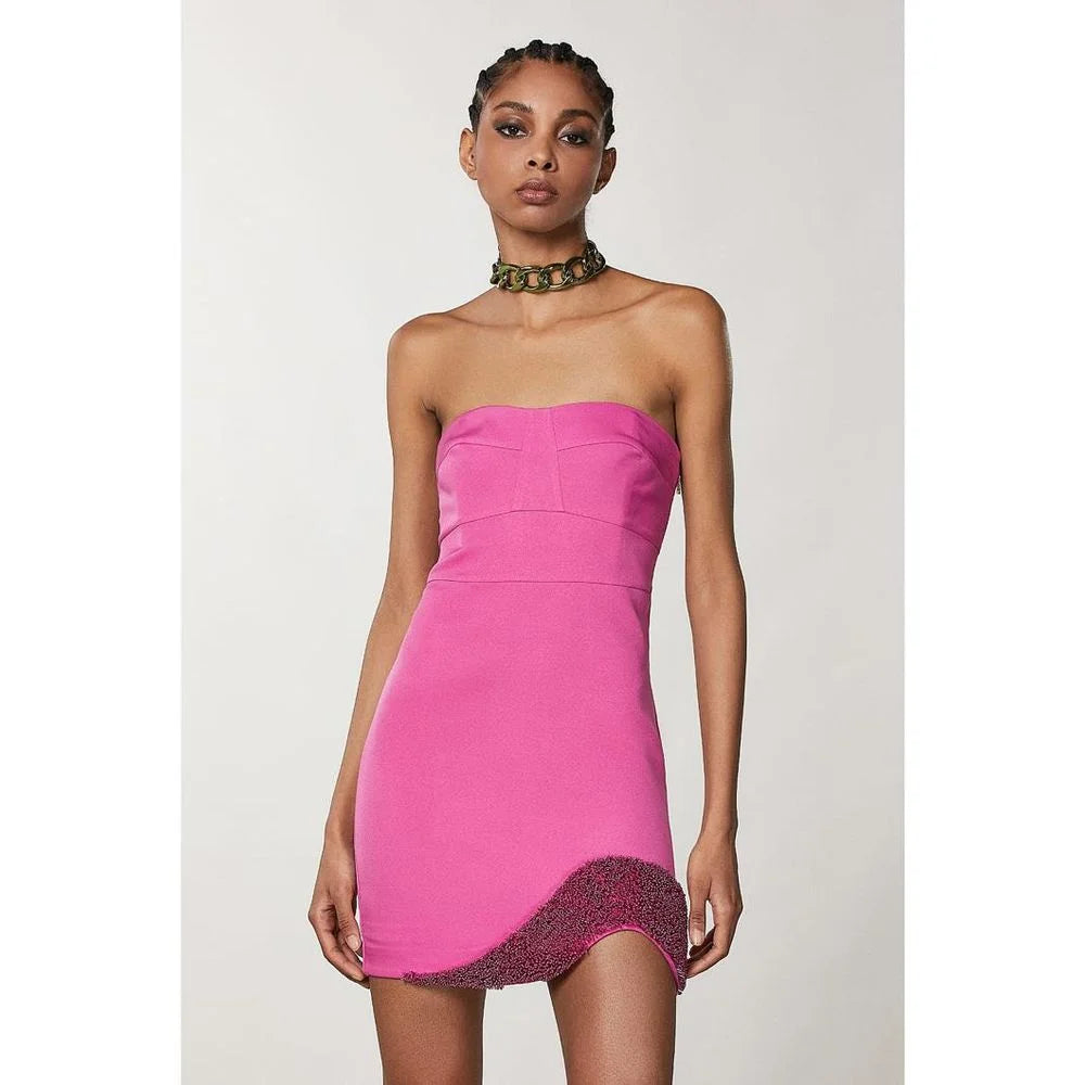 Patrizia Pepe Purple Polyester Casual Dress