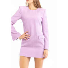 Patrizia Pepe Purple Polyester Casual Dress - IT42