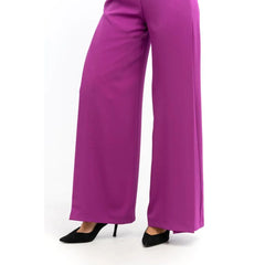 Patrizia Pepe Purple Polyester Casual Pants - IT40