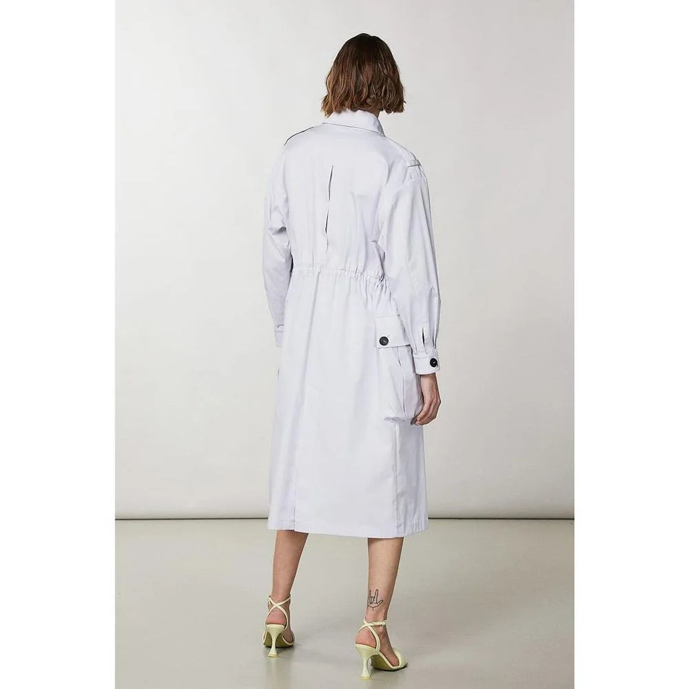 Patrizia Pepe Purple Polyester Coat