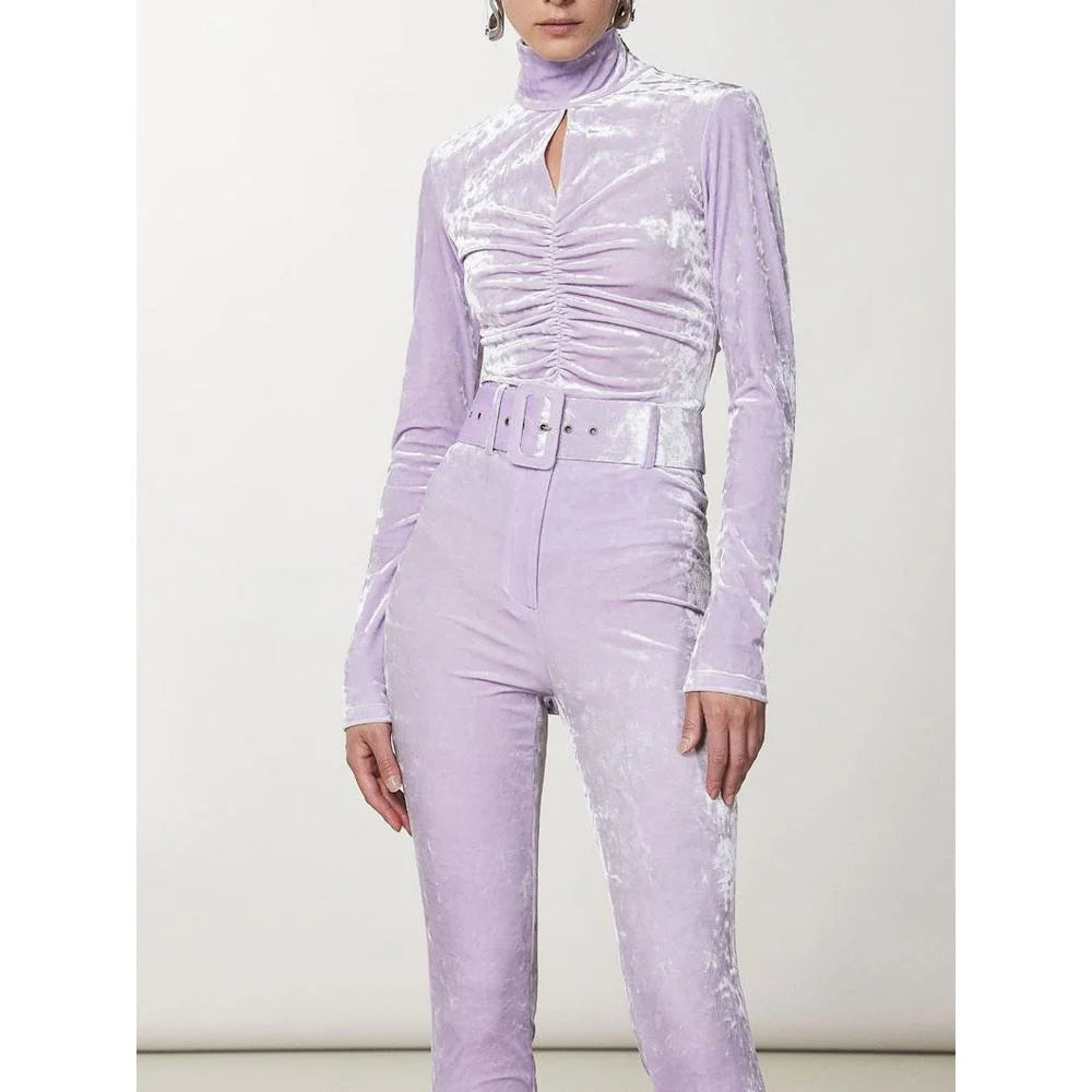 Patrizia Pepe Purple Polyester Tank Tops - XS