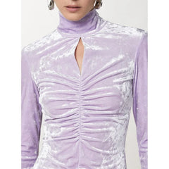 Patrizia Pepe Purple Polyester Tank Tops - XS