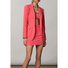Patrizia Pepe Red Polyester Blazer
