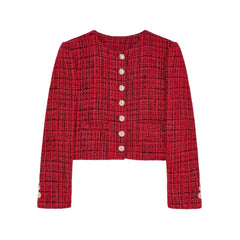 Patrizia Pepe Red Polyester Blazer - Coats & Jackets